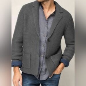 Libero  Gray Sweater Blazer